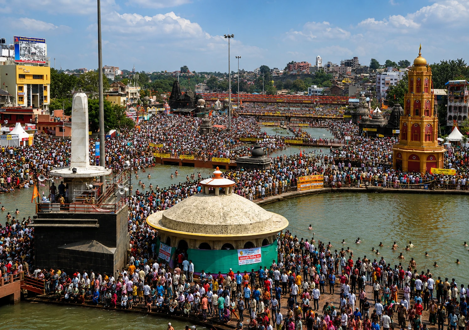 Previous Nashik Kumbh Mela at Ramkund