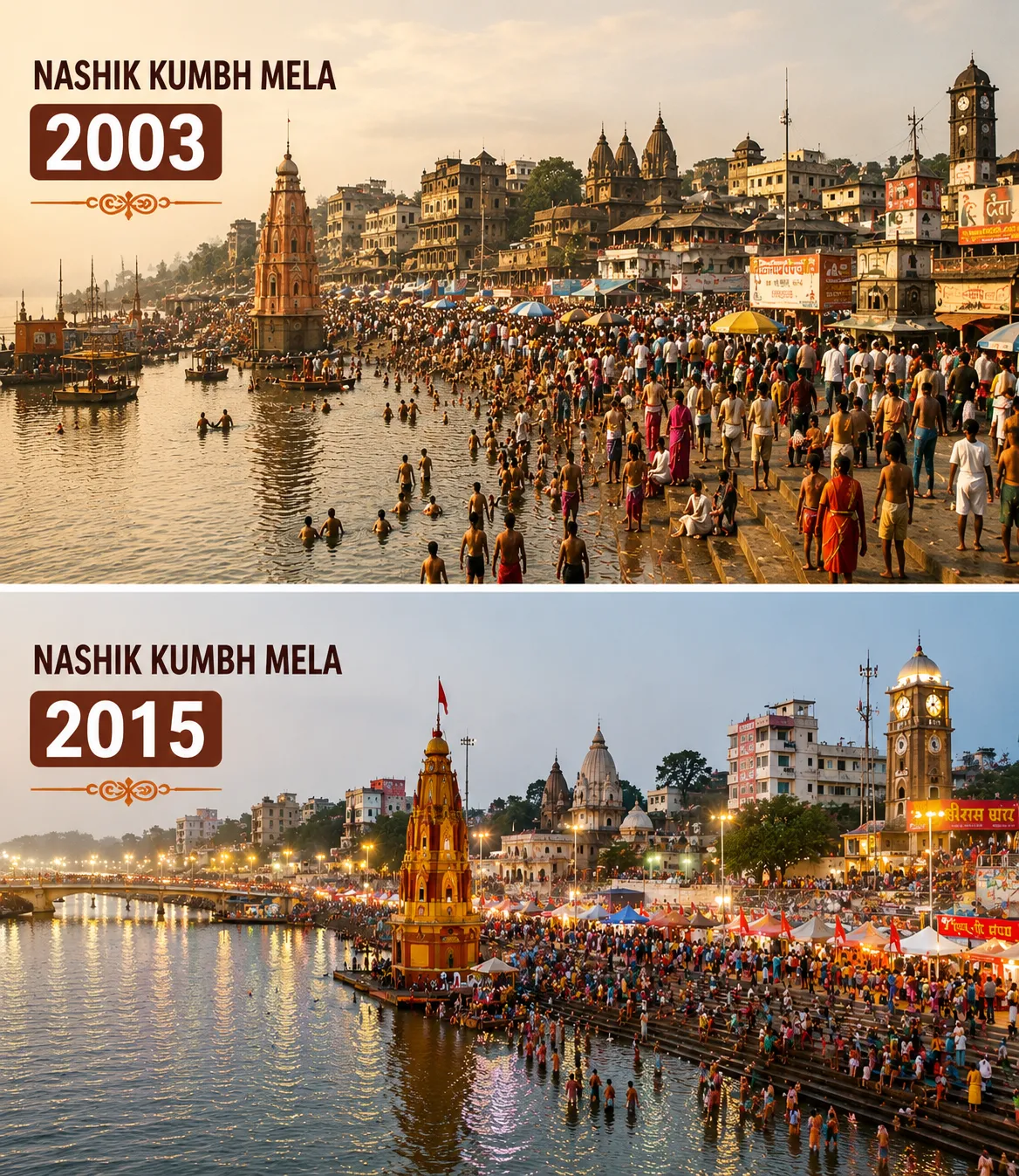 Previous Nashik Kumbh Melas