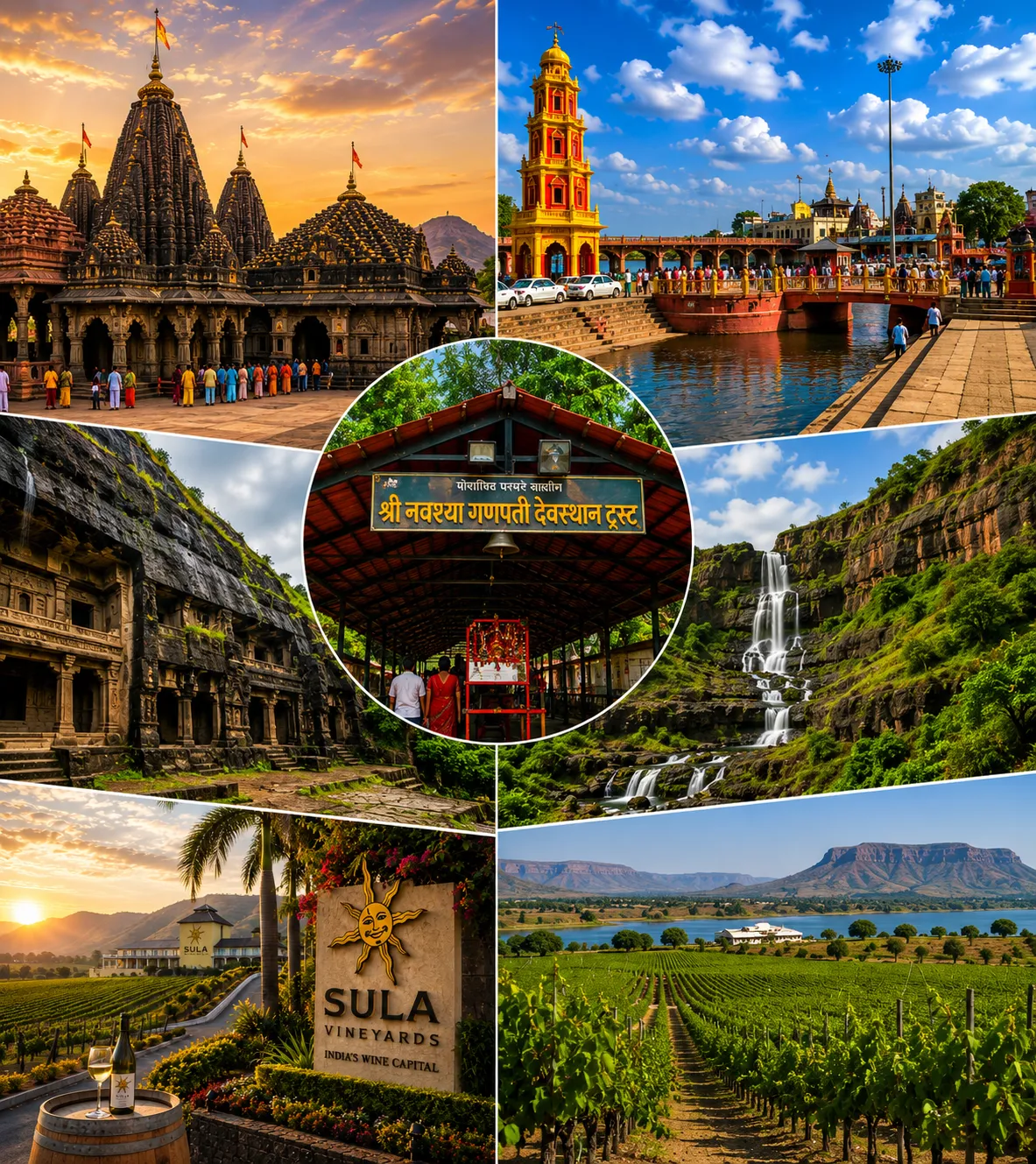 Top tourist destinations in Nashik District